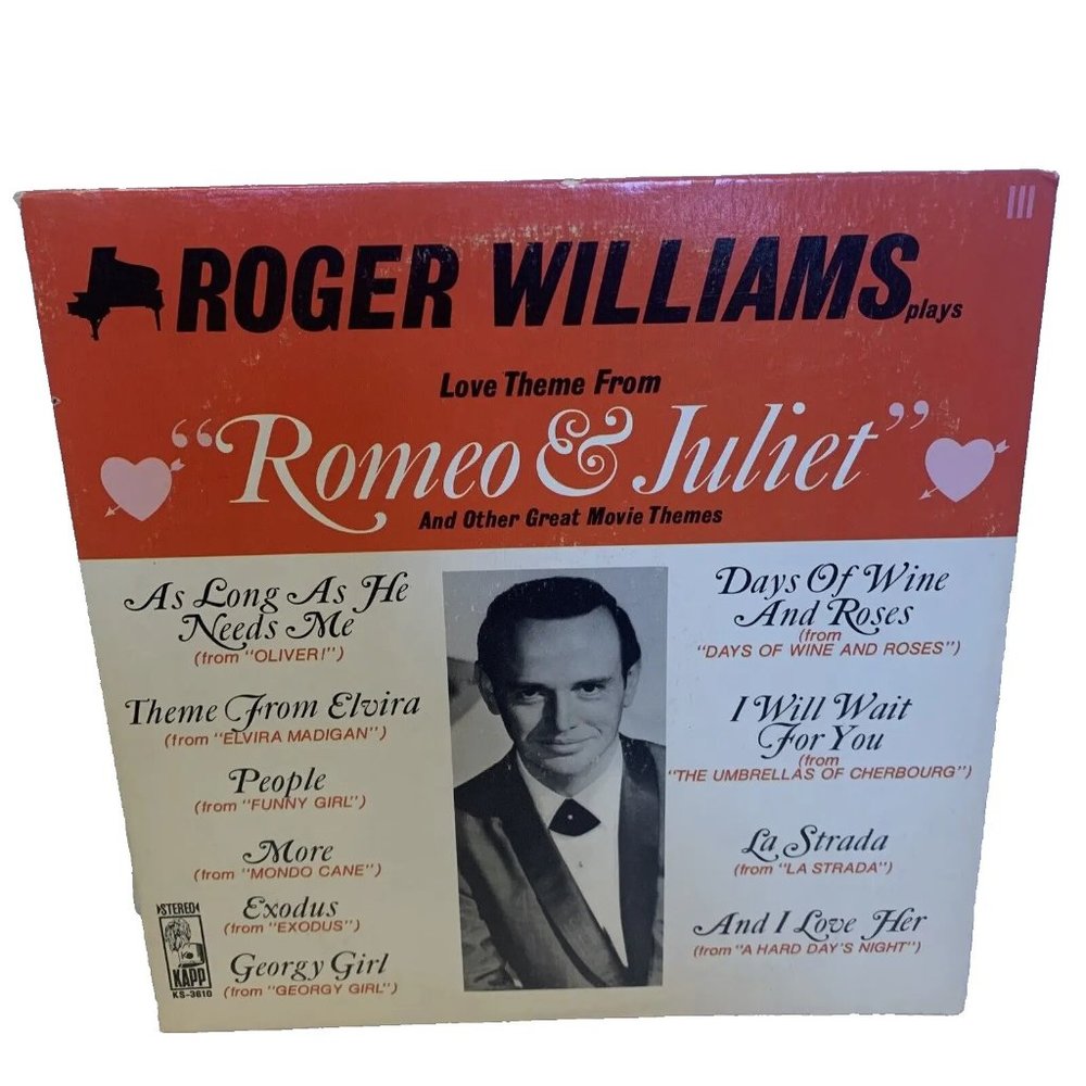 Love Theme From "Romeo & Juliet" And Other Great Movie Themes (Vinyl, 1969) Kapp